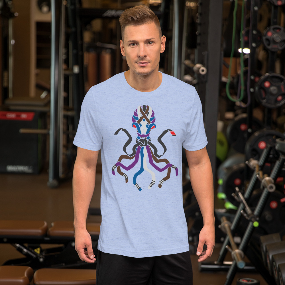 BJJ T-Shirt Brazilian Jiu-jitsu belt Octopus Artwork 4
