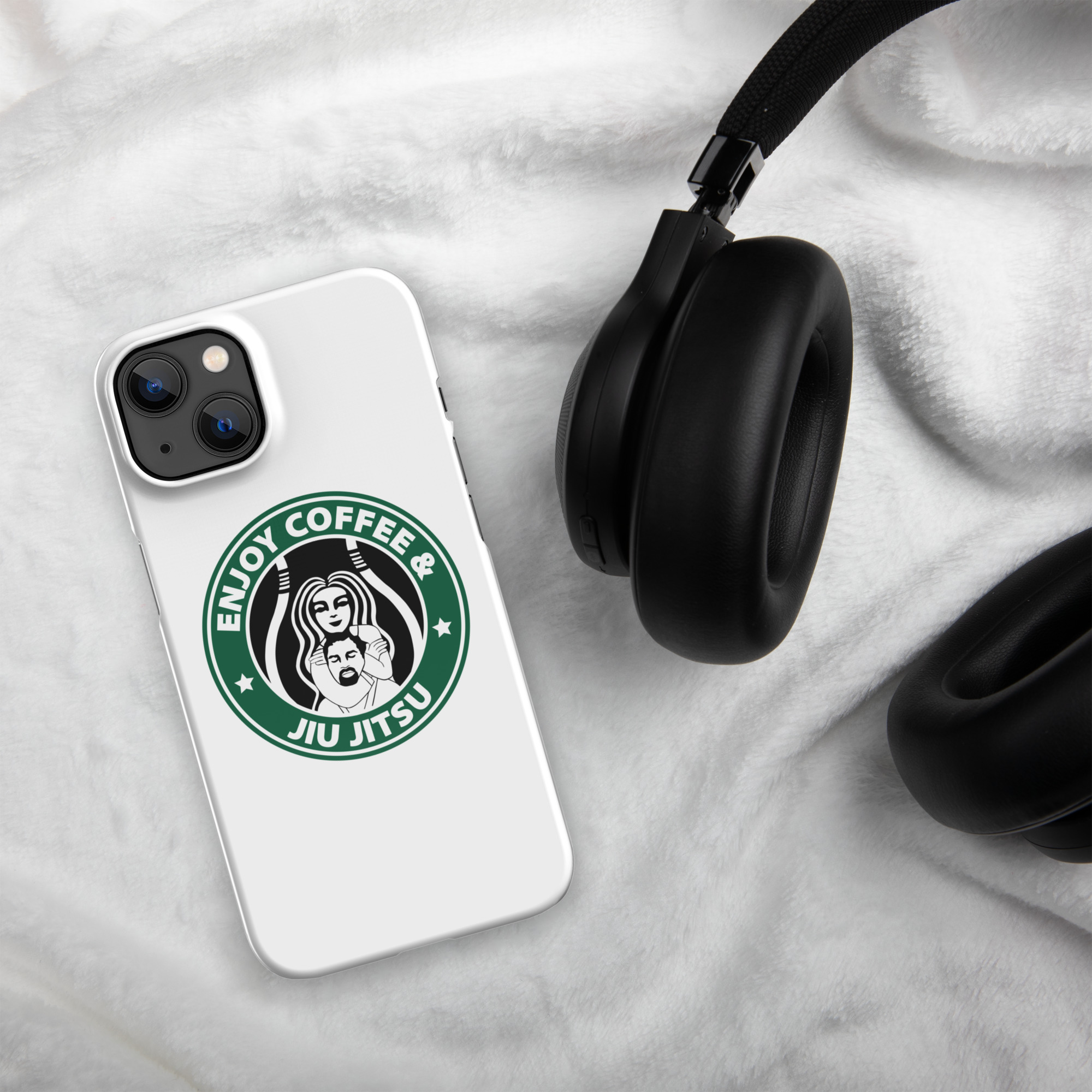 Coffee and Jiu Jitsu Snap case for iPhone® 10