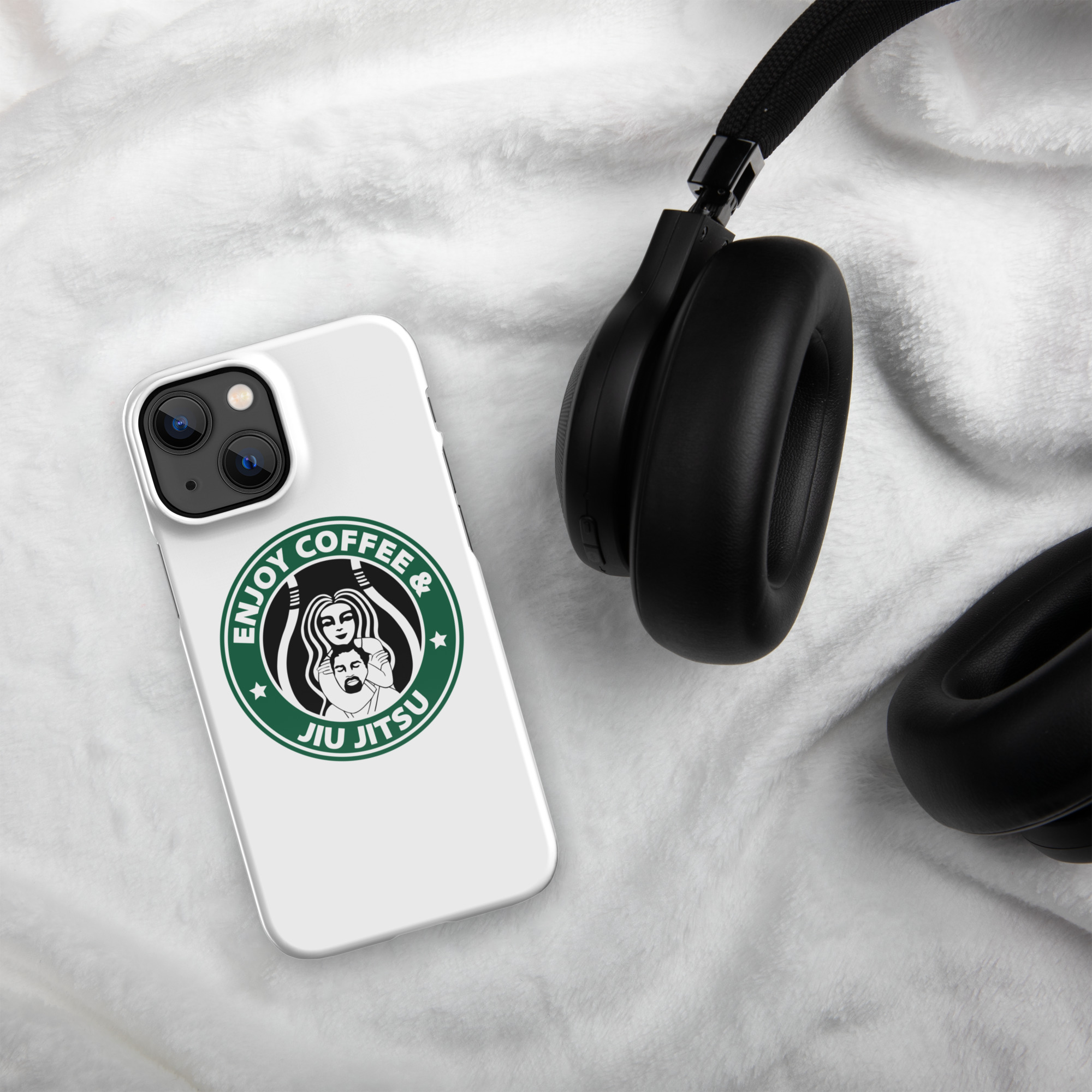 Coffee and Jiu Jitsu Snap case for iPhone® 9
