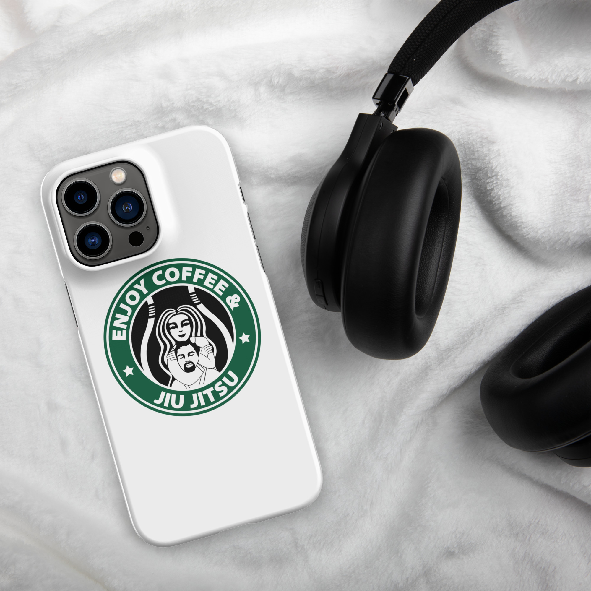Coffee and Jiu Jitsu Snap case for iPhone® 16