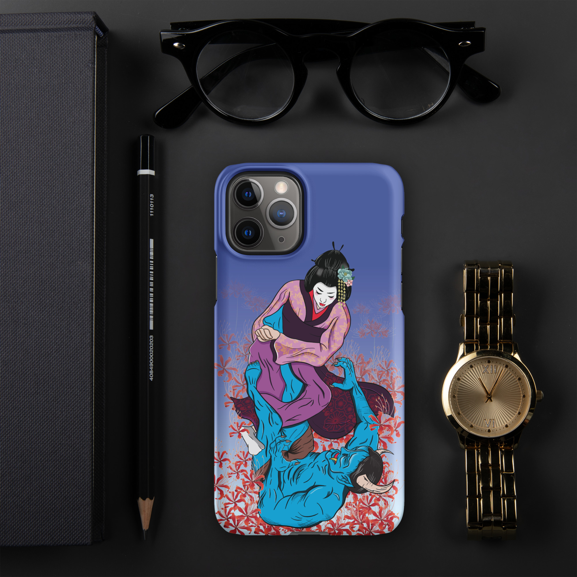 Heel Hook Harmony: Geisha Vs. Hanya Snap case for iPhone® 3