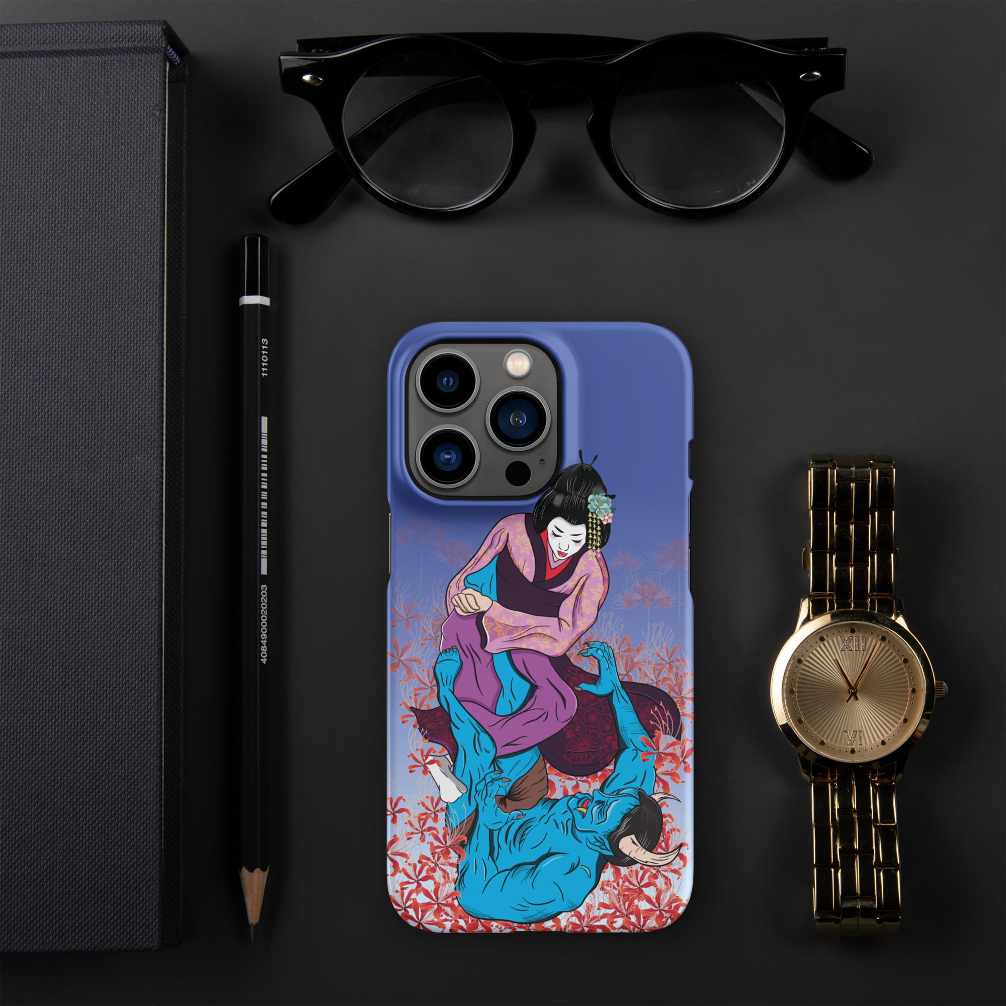Heel Hook Harmony: Geisha Vs. Hanya Snap case for iPhone® 11