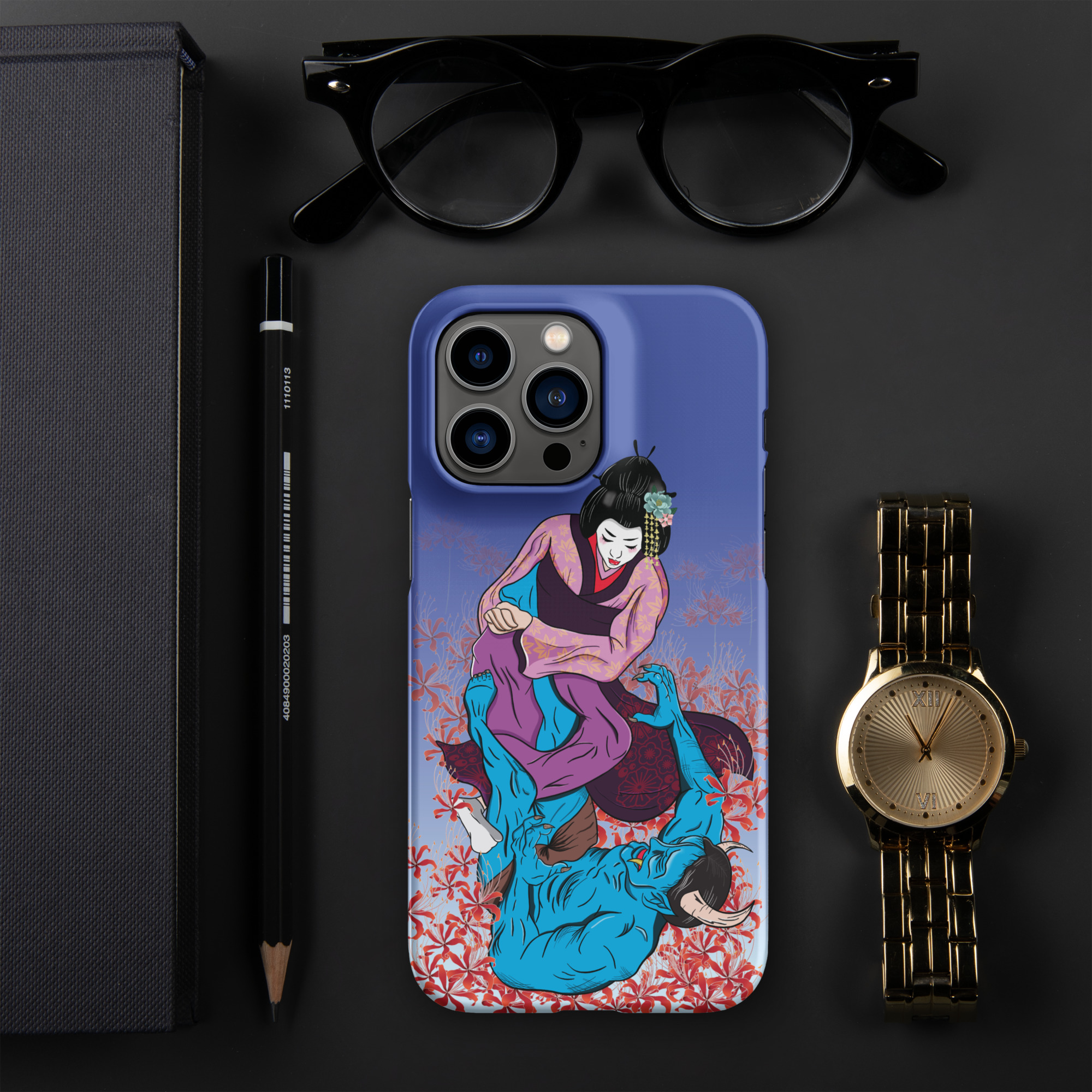 Heel Hook Harmony: Geisha Vs. Hanya Snap case for iPhone® 16