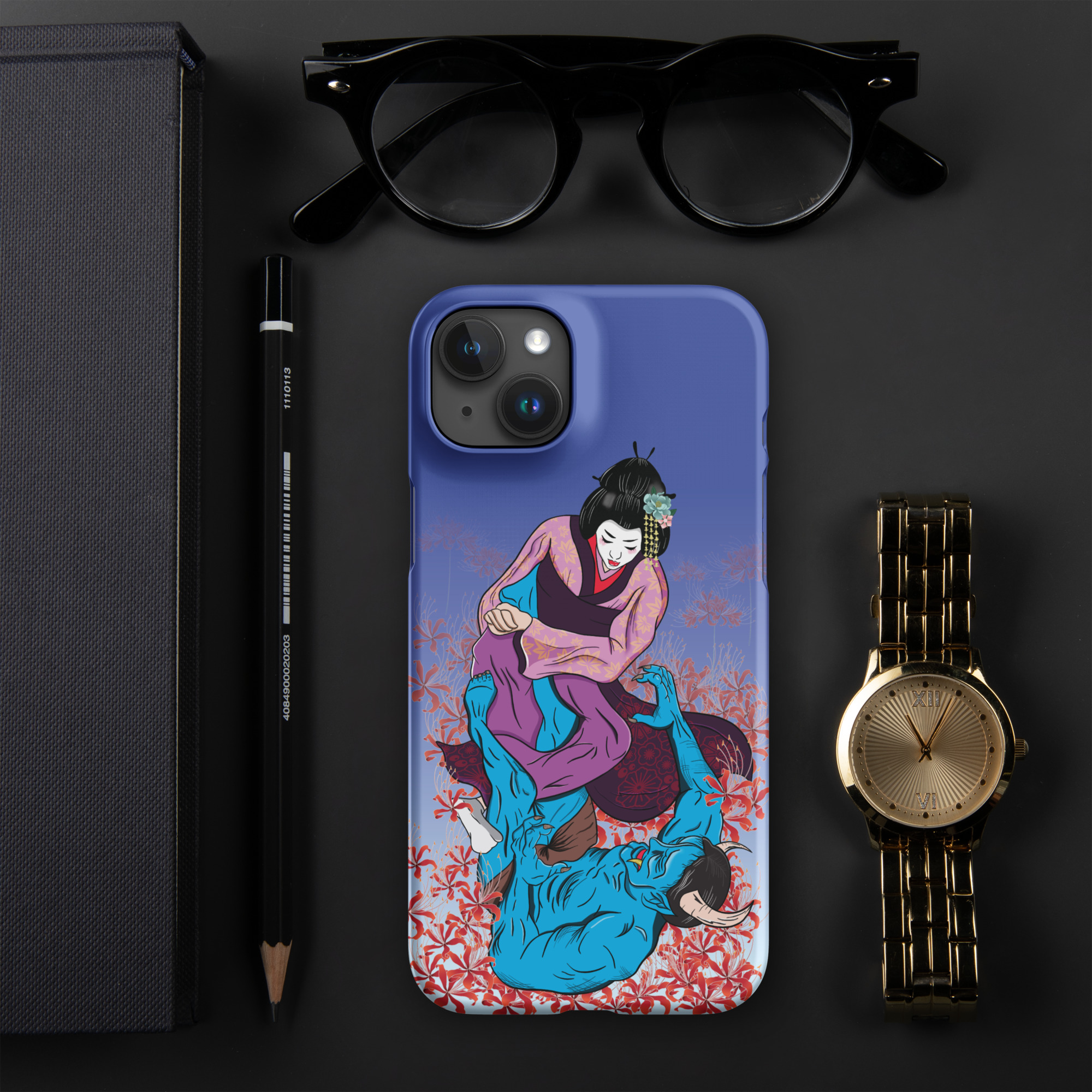 Heel Hook Harmony: Geisha Vs. Hanya Snap case for iPhone® 18